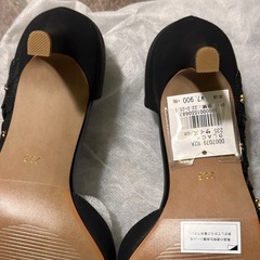 【未使用・長期保管品】RANDA パンプス ブラック 23.5cm 🌸の画像