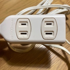 エレコム電源タップ　延長3m 3個口の画像