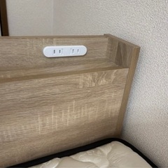 〈美品〉〈値下げ中〉シングルベッド 収納引き出しつきの画像