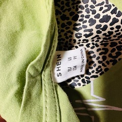 半袖トップス 豹柄 9Yの画像