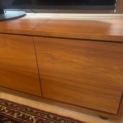 無印良品 スタッキングキャビネット ウォールナット材の画像