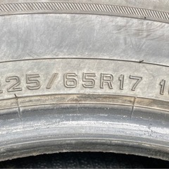 DUNLOP 225/65R17 25年製＋24年製 夏タイヤの画像