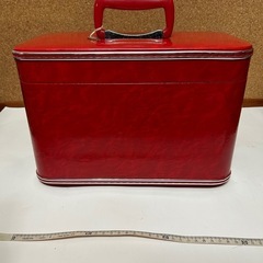 メイクボックス収納　ミラー付きの画像