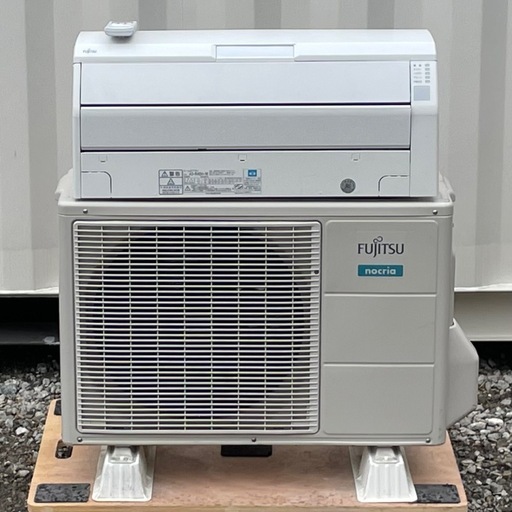 取付け可 ! !◇富士通エアコン 14畳用 2018年製 自動お掃除 不在ECO 人感センサー 100V　AS-R40H 洗浄済み !