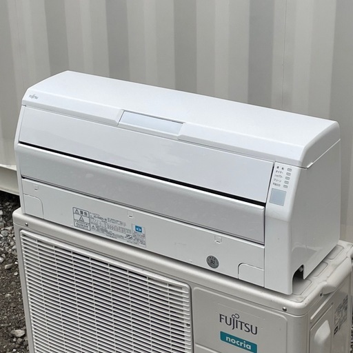 取付け可 ! !◇富士通エアコン 14畳用 2018年製 自動お掃除 不在ECO 人感センサー 100V　AS-R40H 洗浄済み !