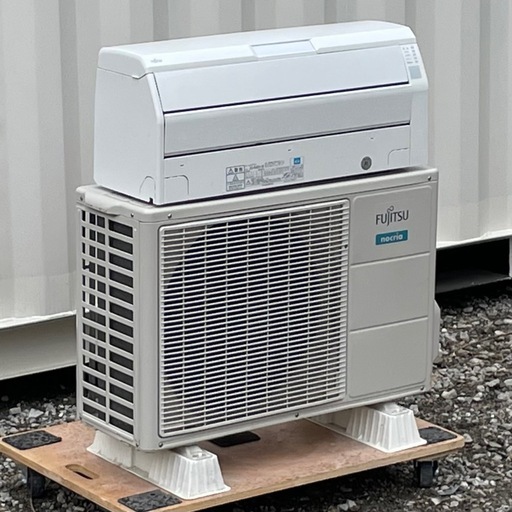 取付け可 ! !◇富士通エアコン 14畳用 2018年製 自動お掃除 不在ECO 人感センサー 100V　AS-R40H 洗浄済み !