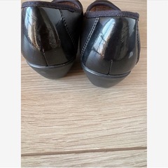 美品❤️訳あり品　ワイド幅　パンプス　ブラック22cmの画像