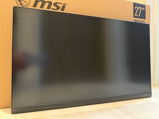 WQHD 27インチ 量子ドット IPS 165Hz MSI Optix MAG274QRF-QD