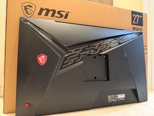 WQHD 27インチ 量子ドット IPS 165Hz MSI Optix MAG274QRF-QD