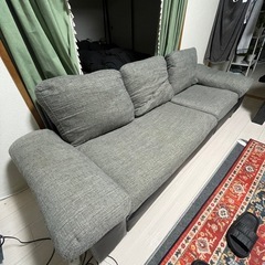 3人掛けソファ(オットマン付き)の画像