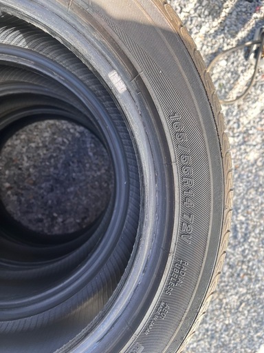 夏タイヤ　165/55R14  ブルーアース　4本　22年製　残溝5mm〜