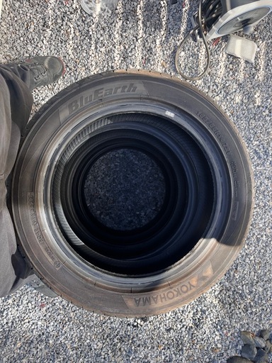 夏タイヤ　165/55R14  ブルーアース　4本　22年製　残溝5mm〜