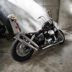 HONDA  シャドウ400  チョッパー　ジョッキーシフト仕様　カスタムの画像