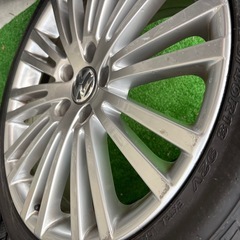 4本 VW ゴルフ5 GOLF Ⅴ R32 純正 アルミ ホイール スタッドレスタイヤ セット 18×7.5J +51 PCD 112 5穴の画像