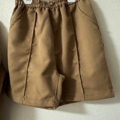 【110】ベージュスーツ　セットアップの画像