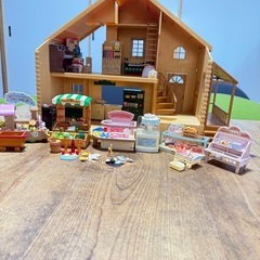 赤い屋根の大きなおうち　シルバニアの画像