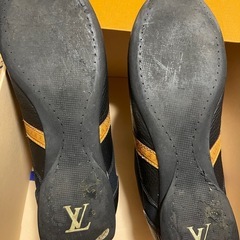 希少 ルイヴィトン モノグラムサイドライン レザー スニーカー28cmの画像