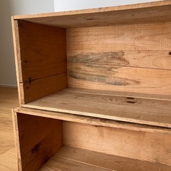 ご相談中【中古】りんご箱　2個セットの画像