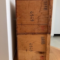 ご相談中【中古】りんご箱　2個セットの画像