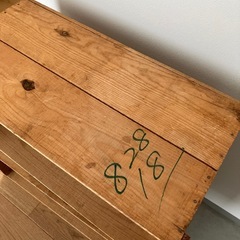 ご相談中【中古】りんご箱　2個セットの画像