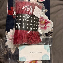 新品】大人可愛い 浴衣 セット / 花柄 グラデーション (帯付き)の画像