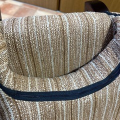 山善(YAMAZEN) あぐら座椅子 ストライプ柄 
の画像