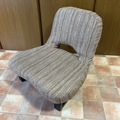 山善(YAMAZEN) あぐら座椅子 ストライプ柄 
の画像