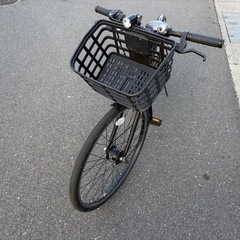 自転車　中古　24インチ　変速ギア　ブラック　黒の画像