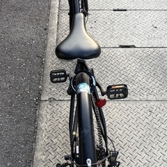 自転車　中古　24インチ　変速ギア　ブラック　黒の画像