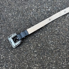 genuine leather archive 00s leather beltの画像