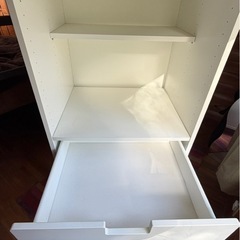 【IKEA】（STUVA）収納棚・チェスト（ホワイト/グリーン）の画像