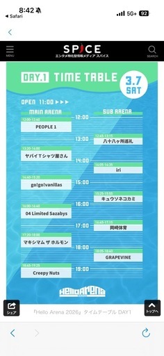 格安！ハローアリーナ2026 あなぶきアリーナ香川　電子チケット2名分
