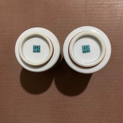 九谷焼ペア湯呑み茶碗の画像