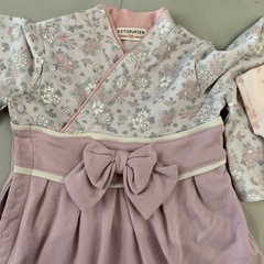 ベビー　袴ロンパース　女の子　70　の画像