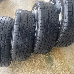 マツダ3ファストバック　ブリヂストンVRX3純正アルミ　215/45R18スタッドレス2023製4本の画像