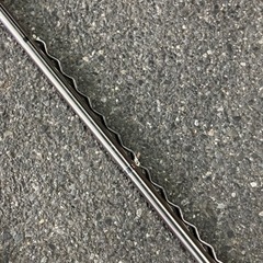 ステンレス物干し竿　収縮タイプ　ハンガー掛け付きの画像