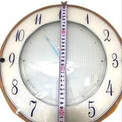 美品！セイコー エンブレム 電波掛け時計 HS502B 完動品 電池交換済の画像