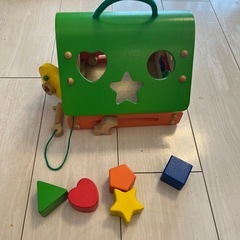 【知育玩具】木製お家の画像