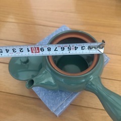 急須　緑　未使用の画像