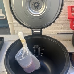 ガス炊飯器　未使用の画像