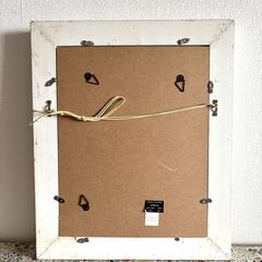 アンテイ―ク調の白い額　アメリカ製　中古　の画像