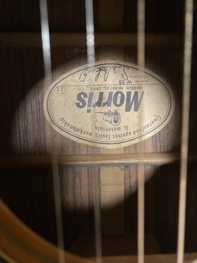 楽器 Morris W-30
