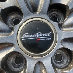 165/65R14アルミホイールスタッドレスタイヤセットの画像