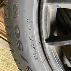 pirelli powergy夏タイヤ　　1シーズンのみ使用の画像