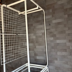 IKEA ハンガーラック　収納棚　タンス　ALGOT の画像