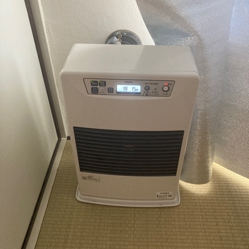 FF式ストーブ、灯油缶90ℓ、断熱シート