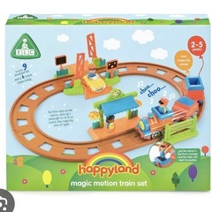 イギリス製ハッピーランドステーション汽車トレイン自動で走るの画像