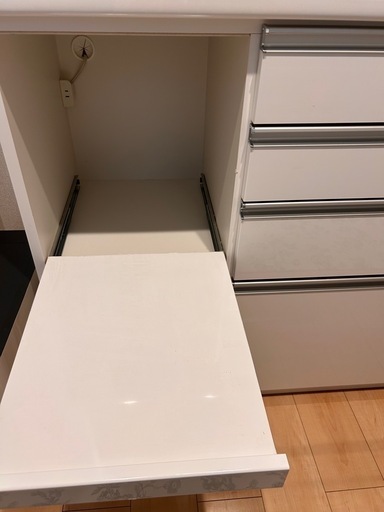 3月直接引き取り 美品 食器棚 キッチンボード 幅120cm