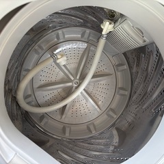 【本日限定】①2021年製洗濯機＋②洗濯機上ラックのセットの画像