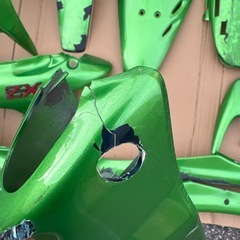 AF35AF34ライブディオ ZX仕様 緑 フル一式外装の画像